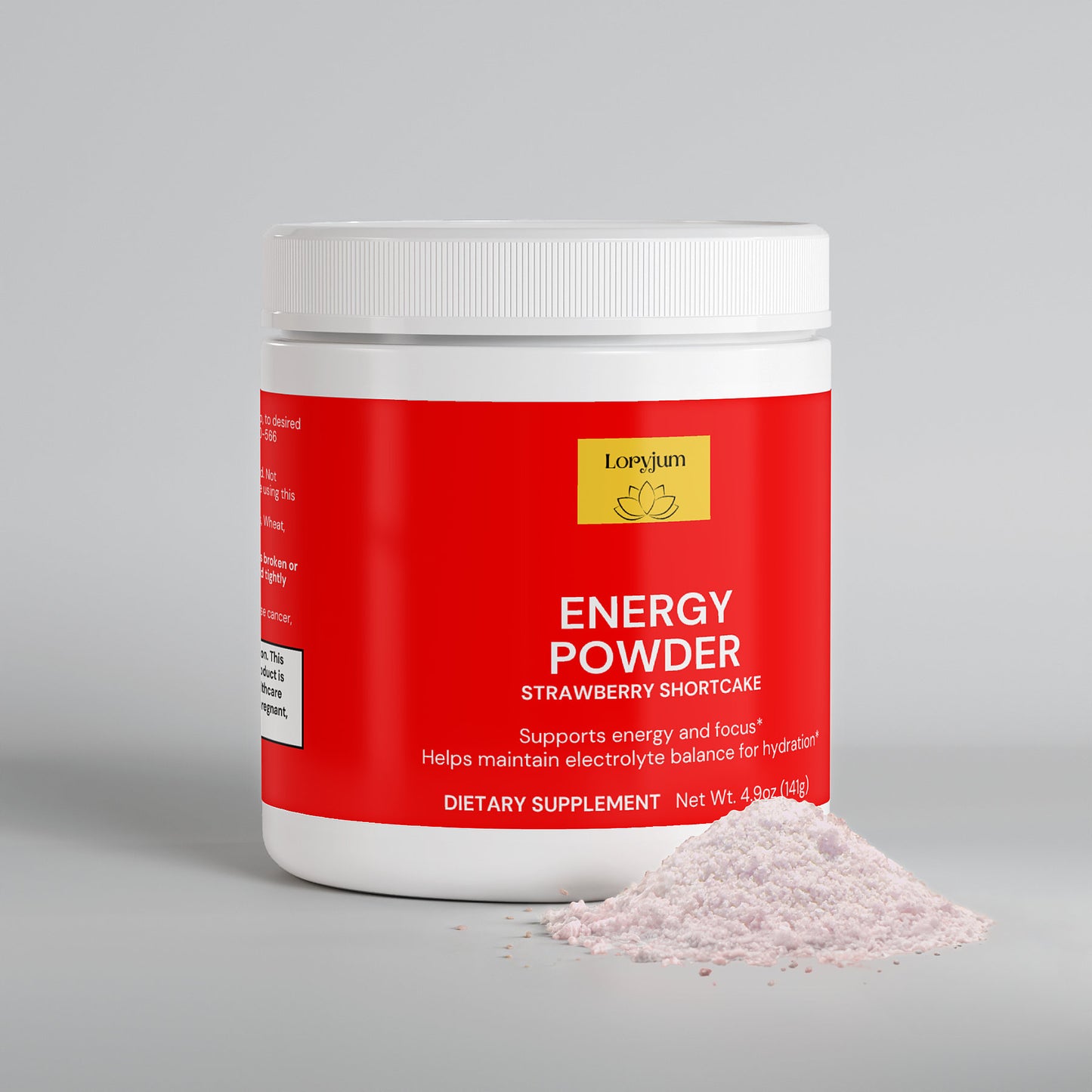 Energy Powder (Strawberry Shortcake)