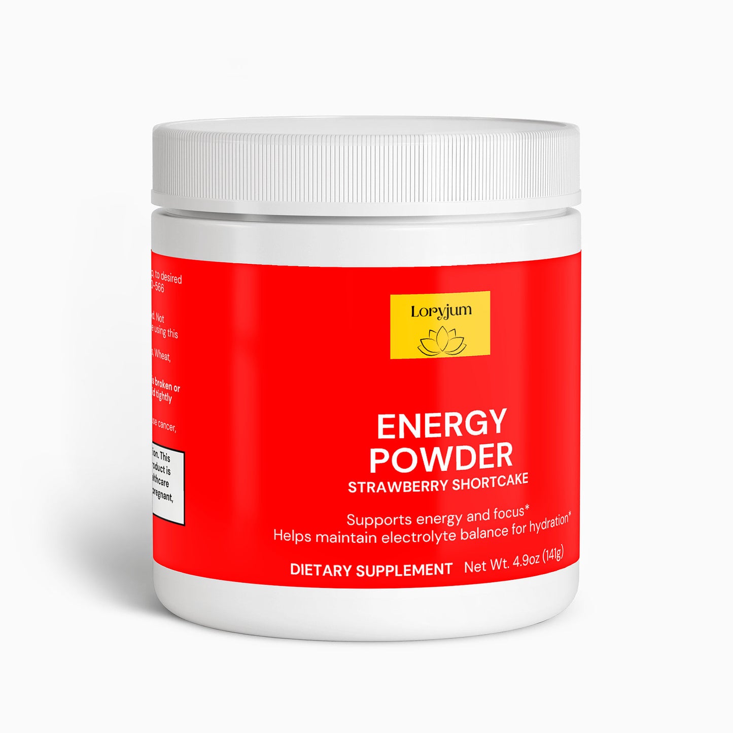 Energy Powder (Strawberry Shortcake)